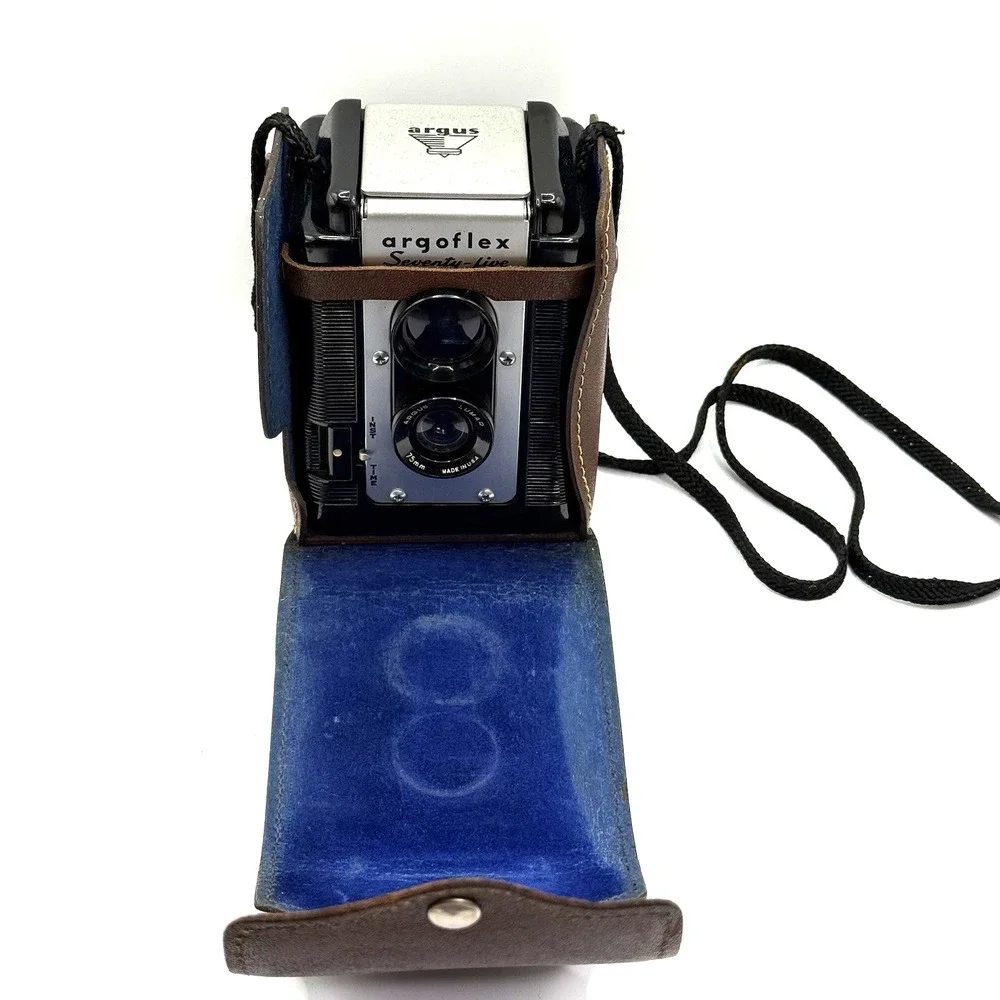 VTG Argus‎ Argoflex Seventy-Five Camera w/ Case 620 Film TLR USA Untested